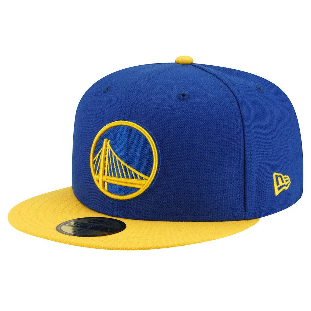 New Era Golden State Warriors 2-Tone 59FIFTY Fitted Hat Royal/Gold