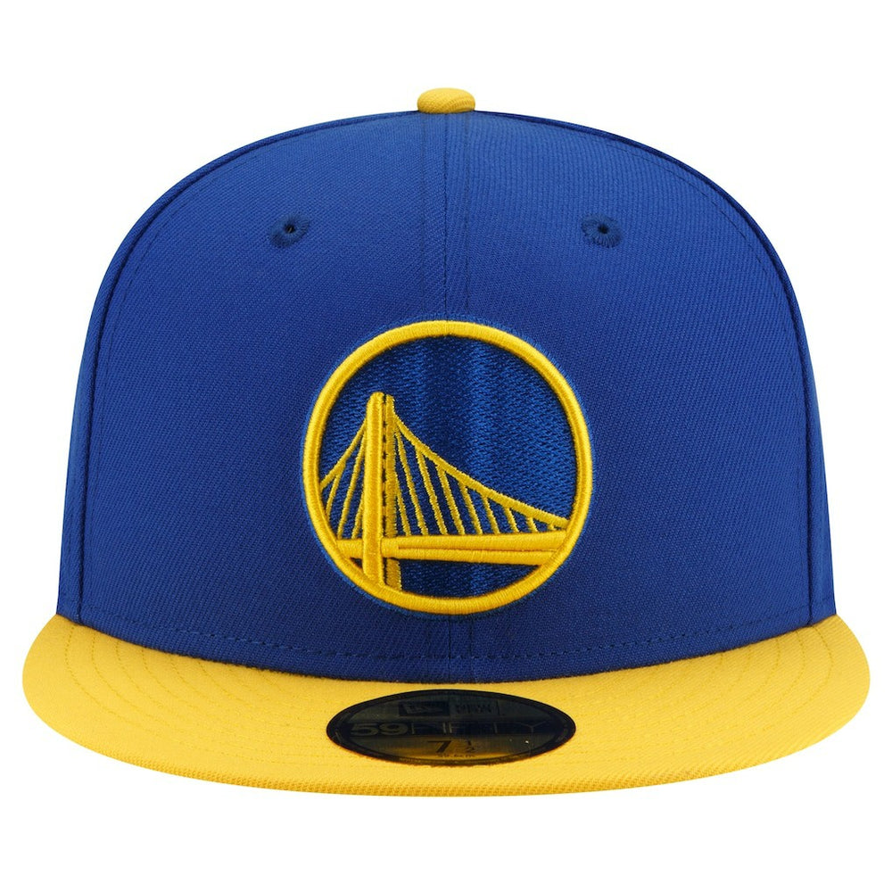New Era Golden State Warriors 2-Tone 59FIFTY Fitted Hat Royal/Gold
