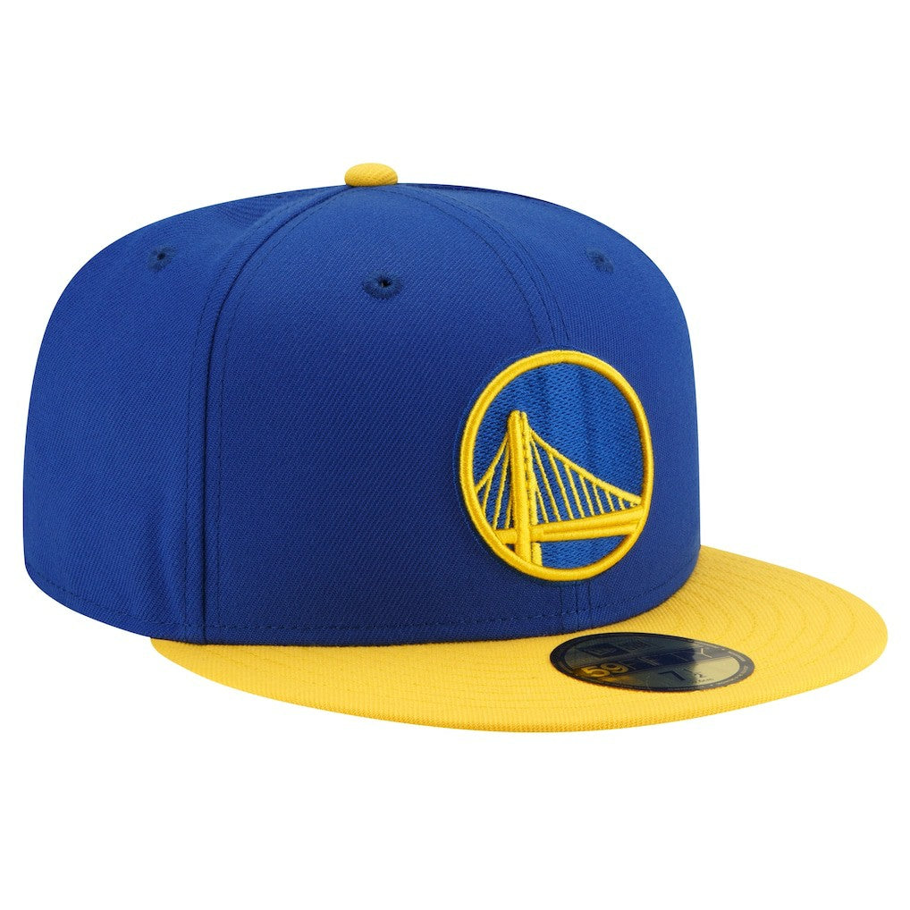 New Era Golden State Warriors 2-Tone 59FIFTY Fitted Hat Royal/Gold