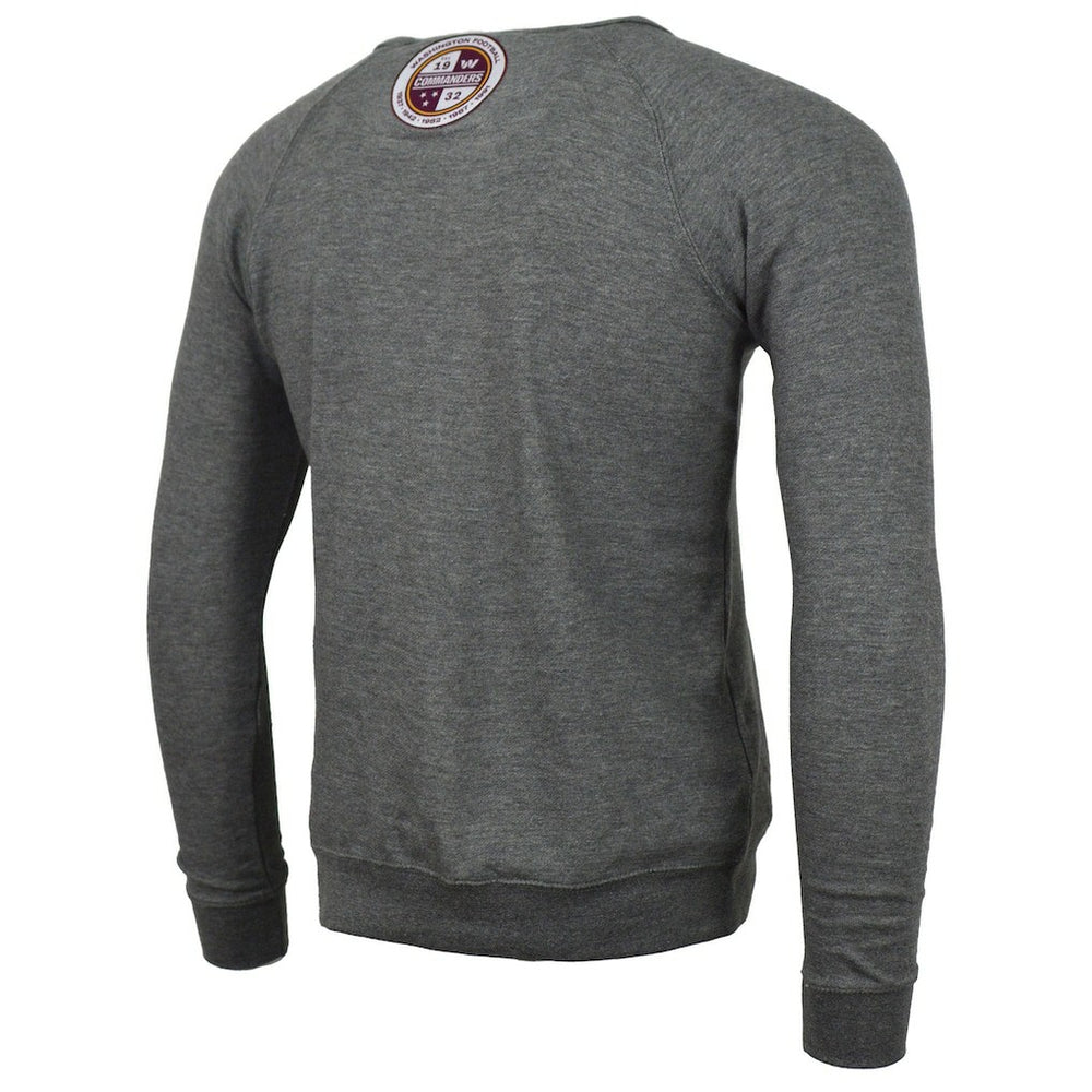 Washington Commanders DC PROPER Signature Raglan Vintage Pullover Sweatshirt - Heather Gray - NFL