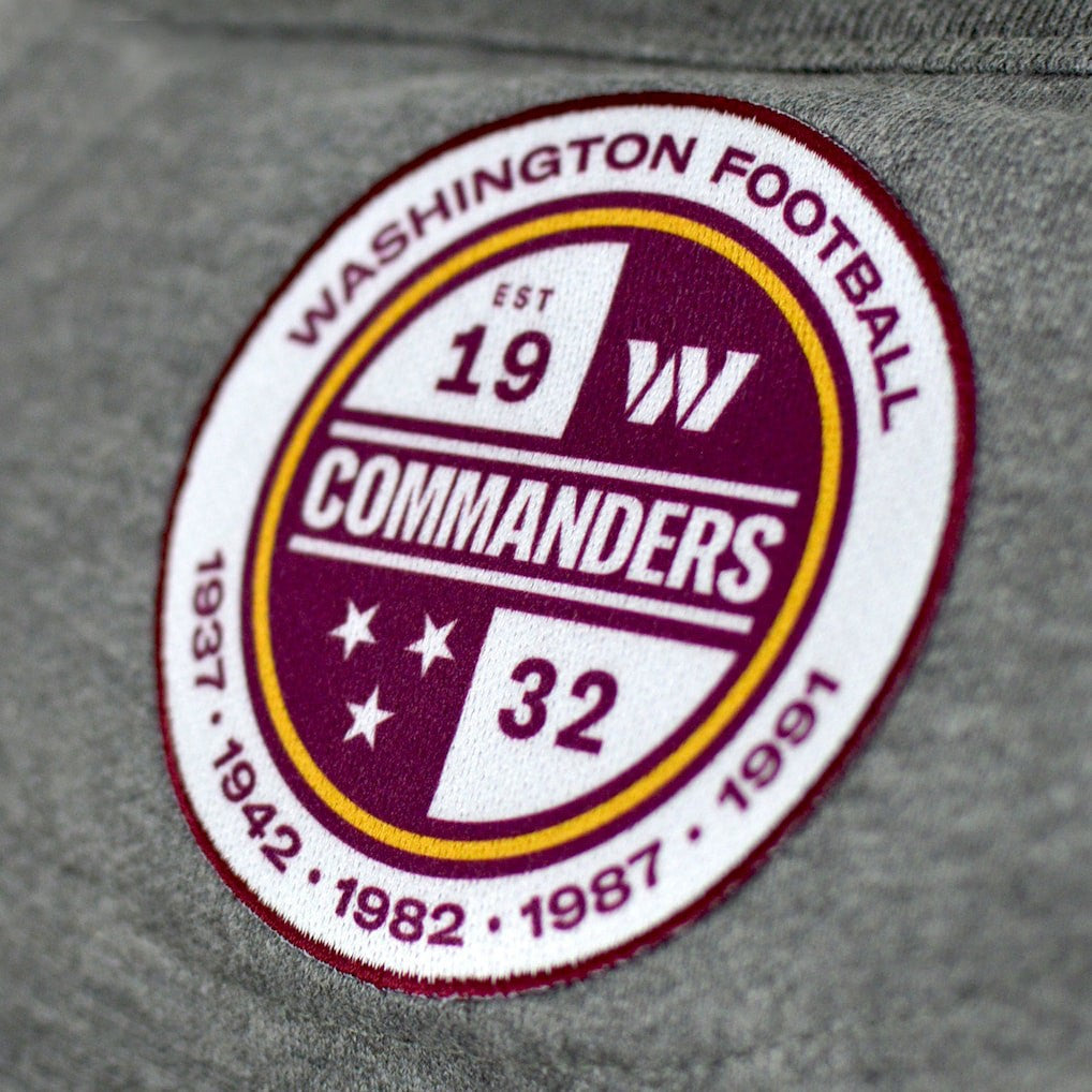 Washington Commanders DC PROPER Signature Raglan Vintage Pullover Sweatshirt - Heather Gray - NFL