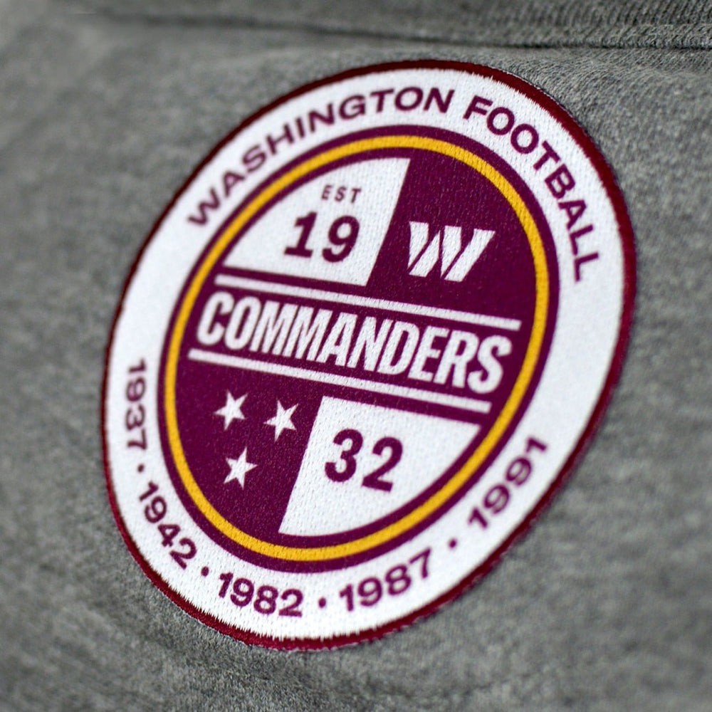 Washington Commanders DC PROPER Signature Raglan Vintage Pullover Sweatshirt - Heather Gray - NFL