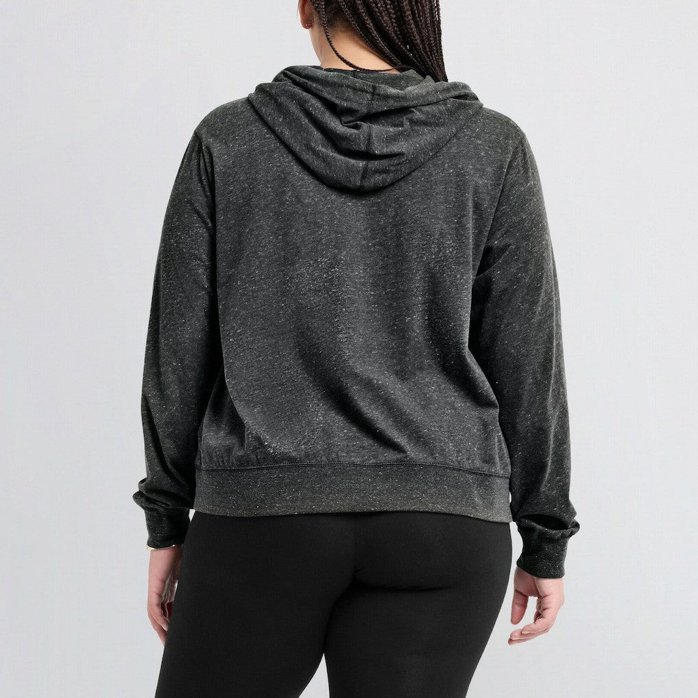 Las Vegas Raiders Women's Gym Vintage Lightweight Pullover Hoodie - Black - Nike