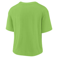 Seattle Seahawks Women's High Hip Fashion T-Shirt - Neon Green/College Navy - Nike