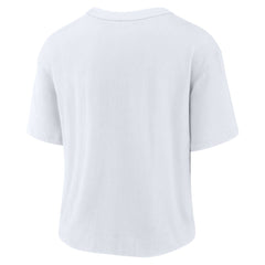 Tennessee Titans Women's High Hip Fashion T-Shirt - White/Navy - Nike