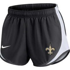 New Orleans Saints Women's Plus Size Tempo Shorts - Black - Nike