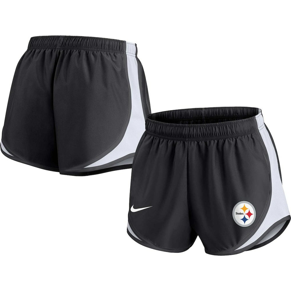 Pittsburgh Steelers Women's Performance Tempo Shorts - Black - Nike