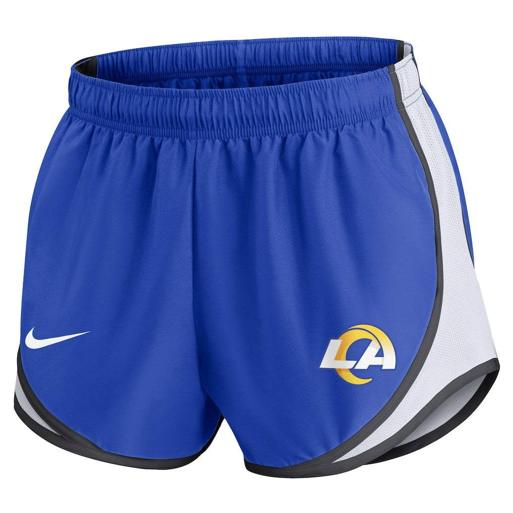 Los Angeles Rams Women's Performance Tempo Shorts - Royal - Nike