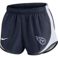 Tennessee Titans Women's Performance Tempo Shorts - Navy - Nike