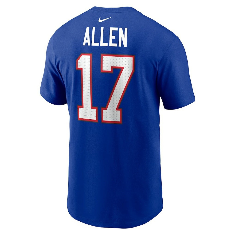 Josh Allen Buffalo Bills Player Name & Number T-Shirt - Royal - Nike