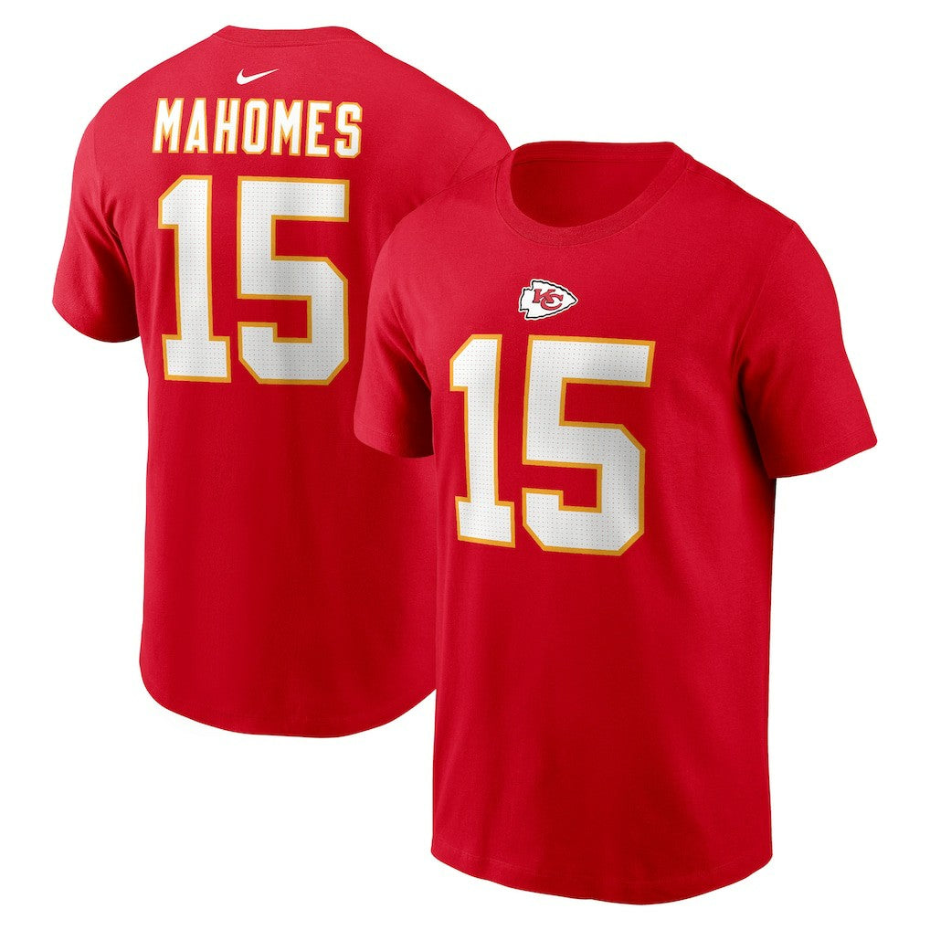 Patrick Mahomes Kansas City Chiefs Player Name & Number T-Shirt - Red - Nike