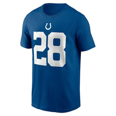 Jonathan Taylor Indianapolis Colts Player Name & Number T-Shirt - Royal - Nike