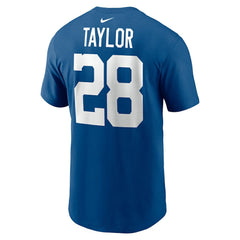 Jonathan Taylor Indianapolis Colts Player Name & Number T-Shirt - Royal - Nike