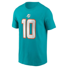 Tyreek Hill Miami Dolphins Player Name & Number T-Shirt - Aqua - Nike