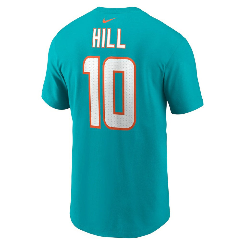 Tyreek Hill Miami Dolphins Player Name & Number T-Shirt - Aqua - Nike