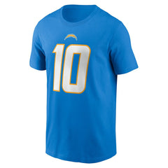 Justin Herbert Los Angeles Chargers Player Name & Number T-Shirt - Powder Blue - Nike