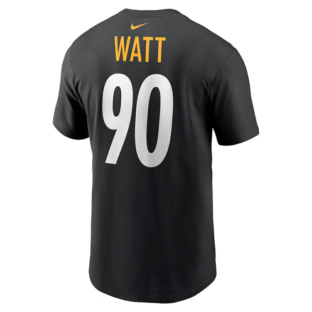T.J. Watt Pittsburgh Steelers Player Name & Number T-Shirt - Black - Nike
