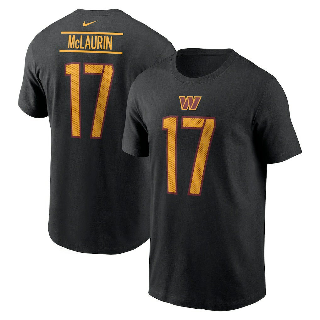 Terry McLaurin Washington Commanders Player Name & Number T-Shirt - Black - Nike