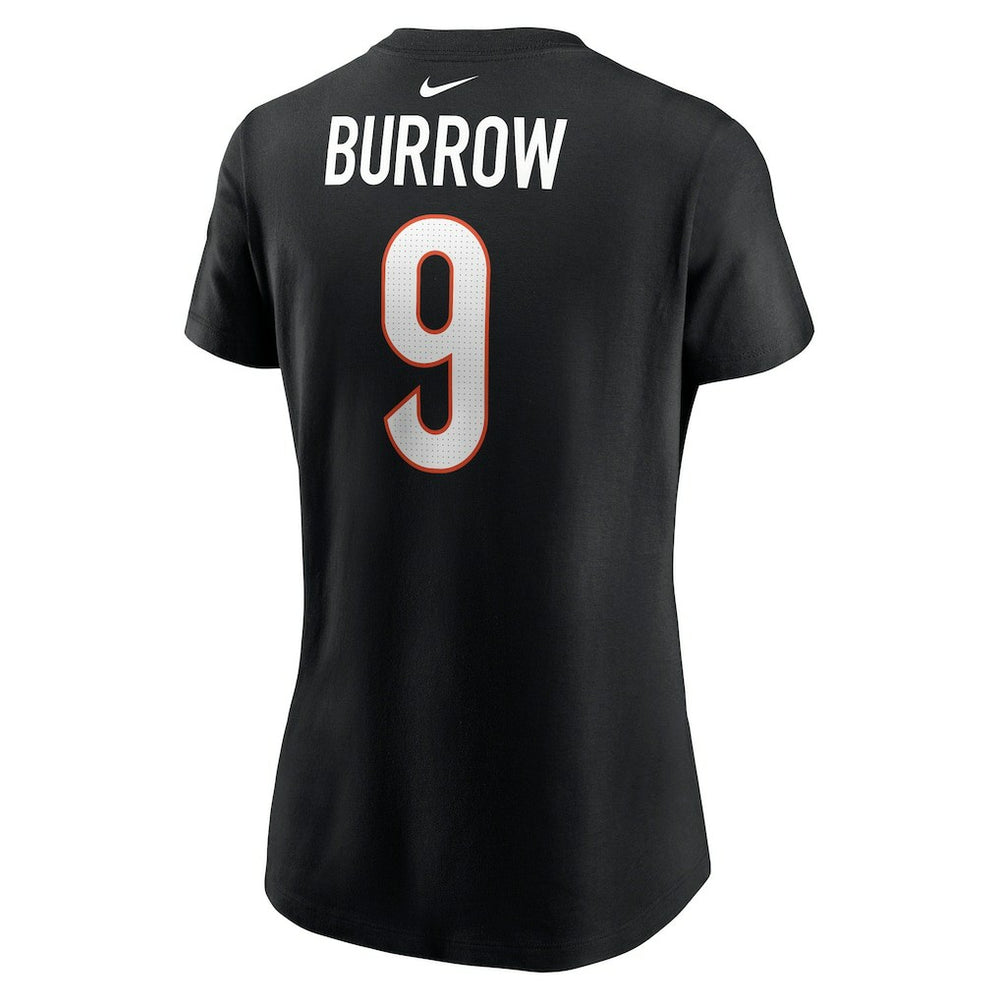 Joe Burrow Cincinnati Bengals Women's Player Name & Number T-Shirt - Black - Nike