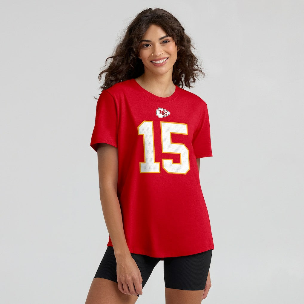 Patrick Mahomes Kansas City Chiefs Women's Player Name & Number T-Shirt - Red - Nike