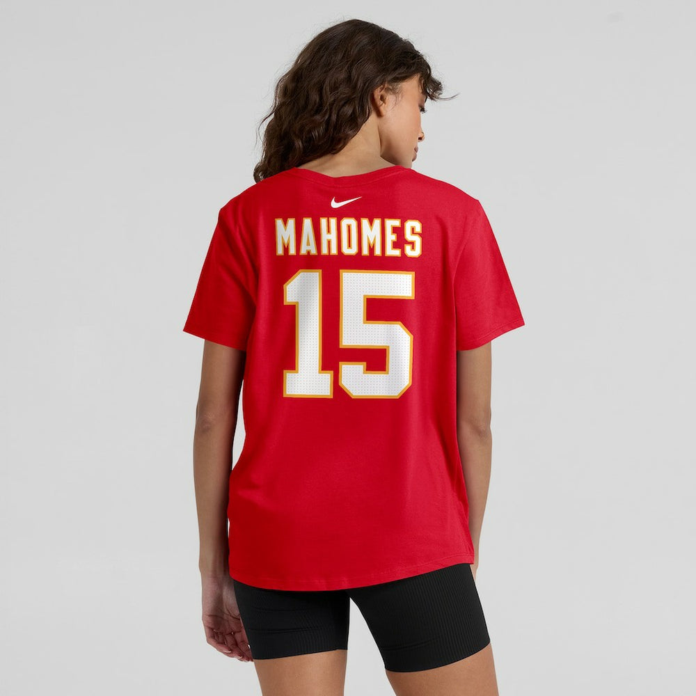Patrick Mahomes Kansas City Chiefs Women's Player Name & Number T-Shirt - Red - Nike