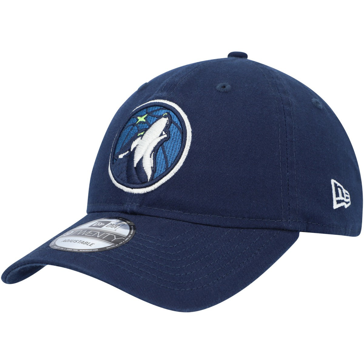 New Era Minnesota Timberwolves Team 2.0 9TWENTY Adjustable Hat Navy