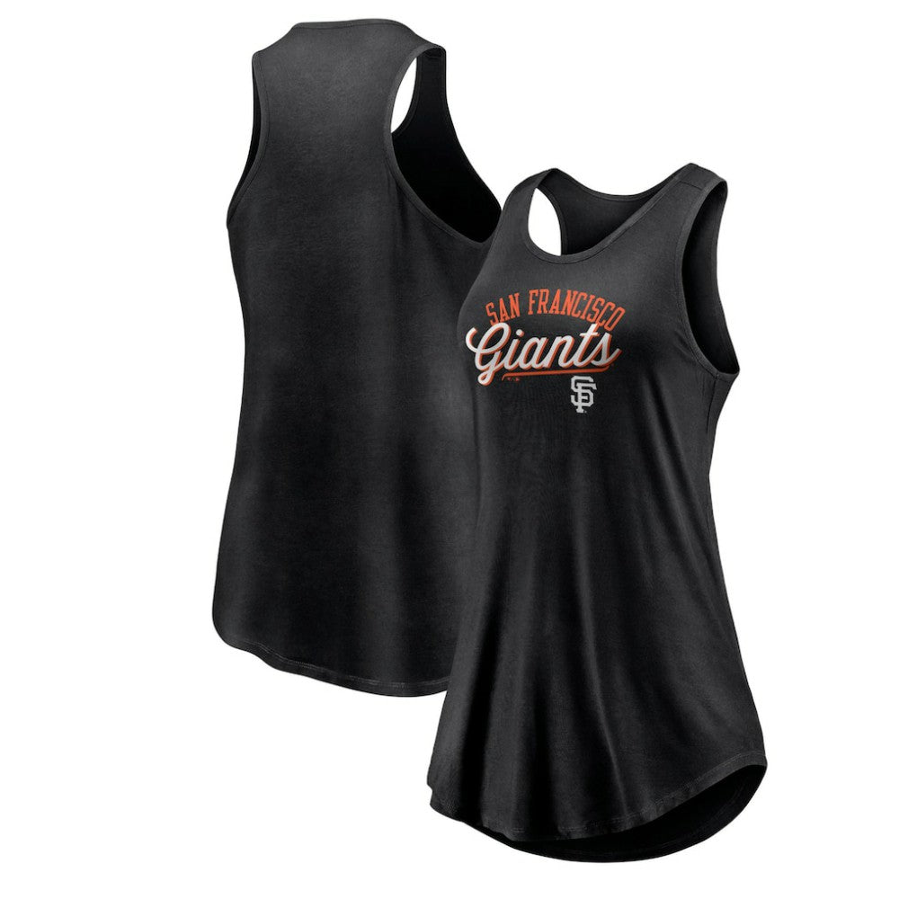 San Francisco Giants Fanatics Women's Simplicity Swing Racerback Scoop Neck Tank Top Sale