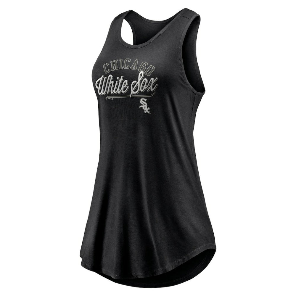 Chicago White Sox Fanatics Women's Simplicity Swing Racerback Scoop Neck Tank Top for sale