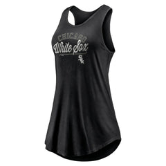 Chicago White Sox Fanatics Women's Simplicity Swing Racerback Scoop Neck Tank Top for sale