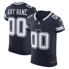 Dallas Cowboys Vapor F.U.S.E. Elite Custom Jersey - Navy - Nike