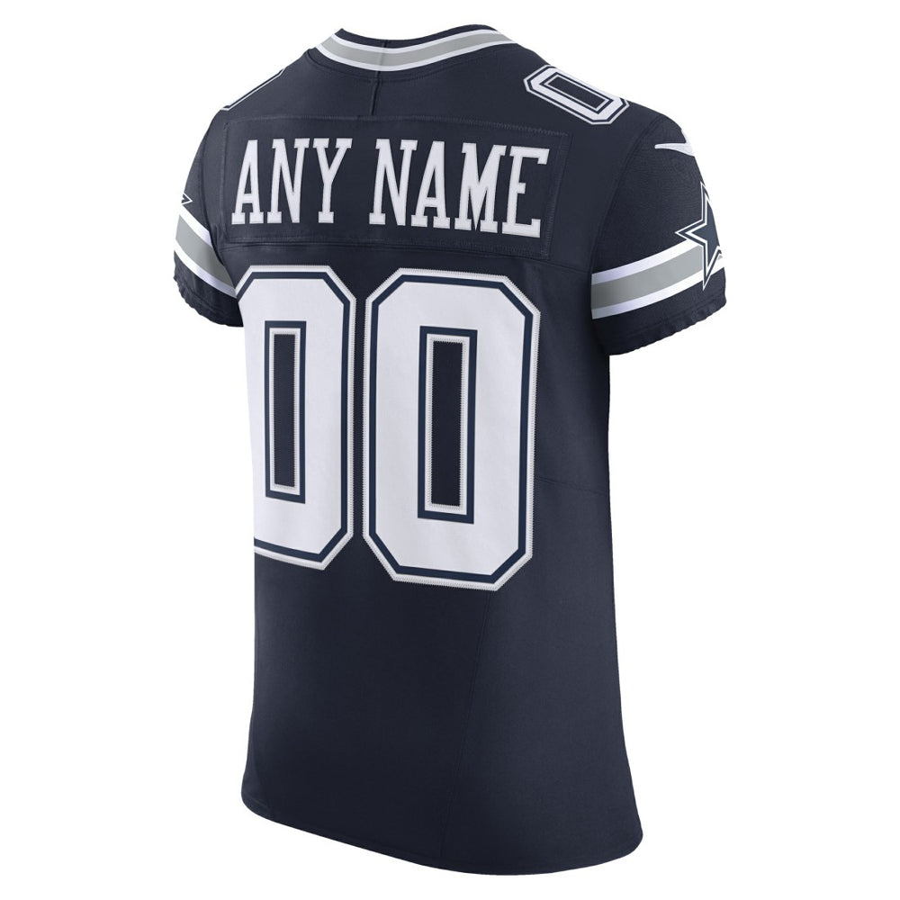 Dallas Cowboys Vapor F.U.S.E. Elite Custom Jersey - Navy - Nike
