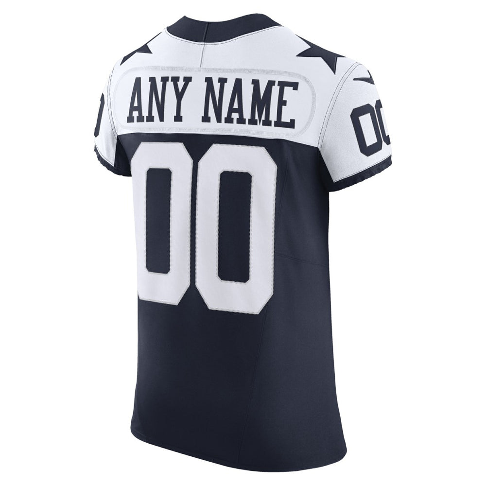 Dallas Cowboys Vapor F.U.S.E. Elite Custom Jersey - Navy - Nike