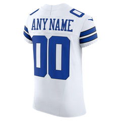 Dallas Cowboys Vapor F.U.S.E. Elite Custom Jersey - White - Nike