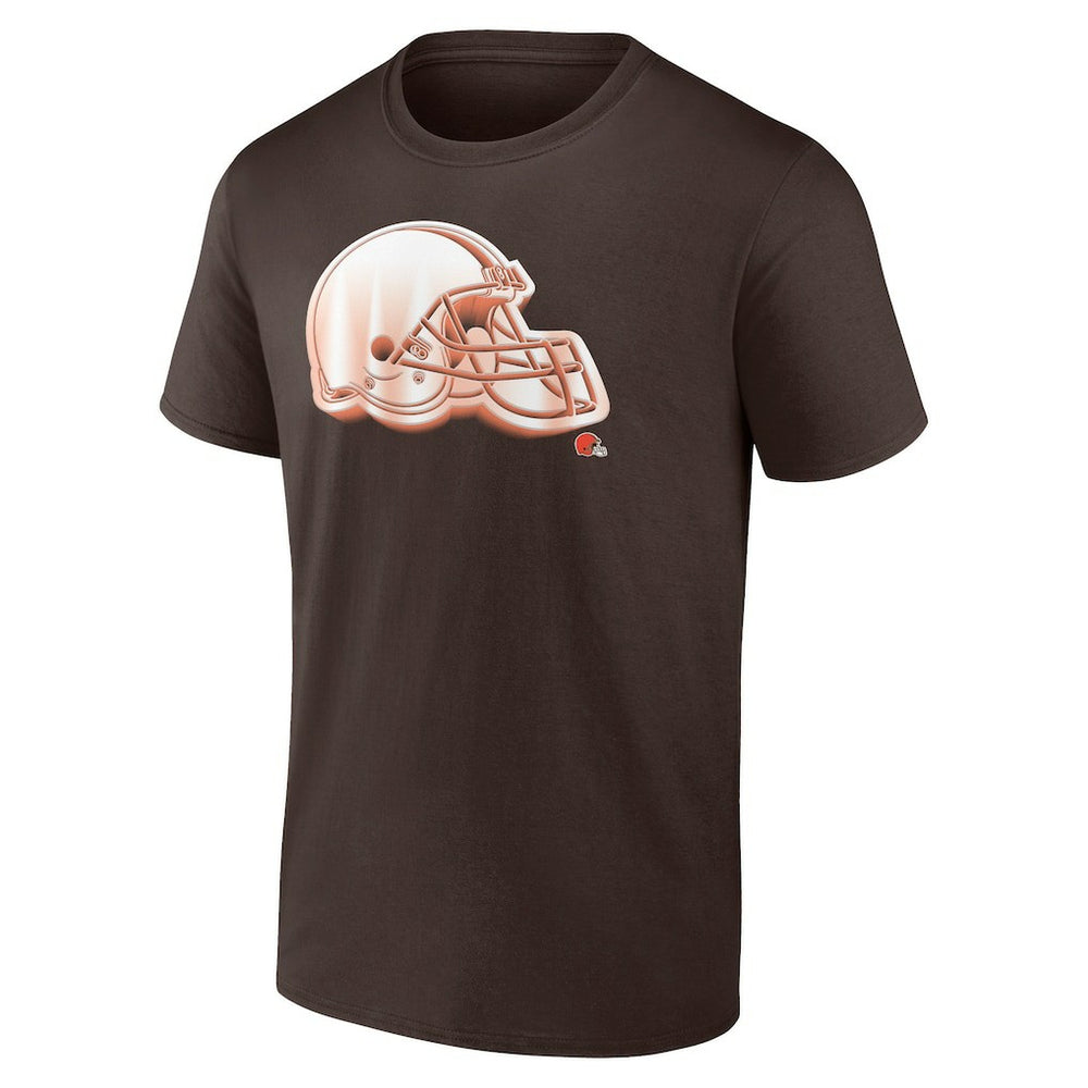 Cleveland Browns Chrome Dimension T-Shirt - Brown - Fanatics