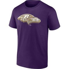 Baltimore Ravens Chrome Dimension T-Shirt - Purple - Fanatics