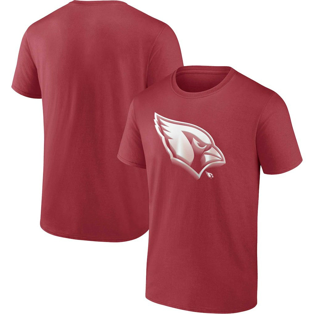 Arizona Cardinals Chrome Dimension T-Shirt - Cardinal - Fanatics