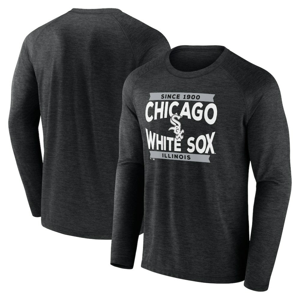 Chicago White Sox Fanatics Heroic Play Raglan Long Sleeve T-Shirt Sale