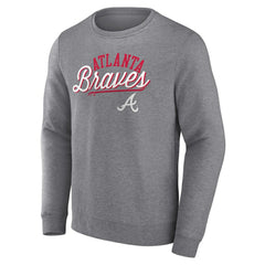 Atlanta Braves Fanatics Simplicity Pullover Sweatshirt Outlet