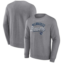 Milwaukee Brewers Fanatics Simplicity Pullover Sweatshirt Outlet