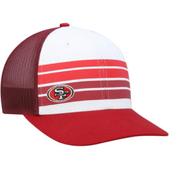 San Francisco 49ers '47 Youth Cove Trucker Snapback Hat - White/Scarlet - 47 brand