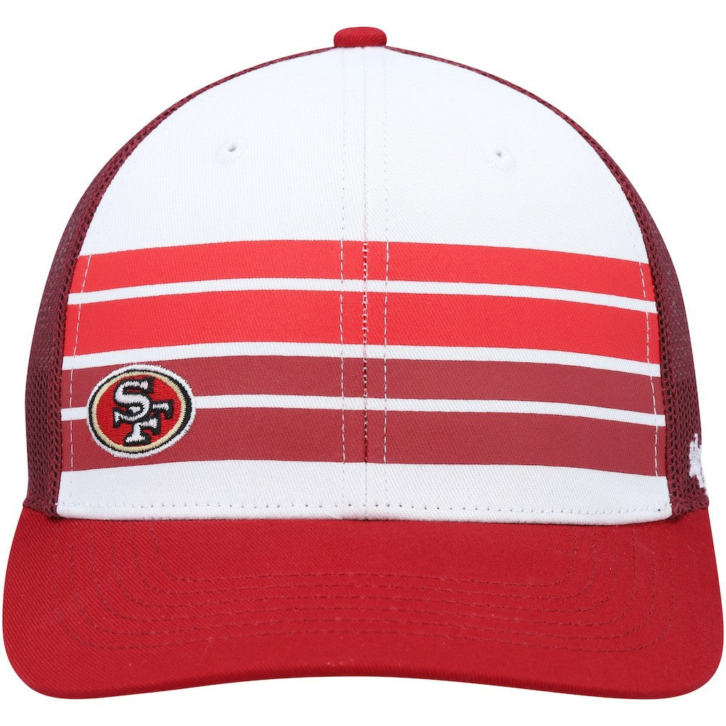 San Francisco 49ers '47 Youth Cove Trucker Snapback Hat - White/Scarlet - 47 brand