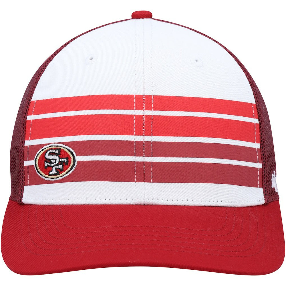 San Francisco 49ers '47 Youth Cove Trucker Snapback Hat - White/Scarlet - 47 brand