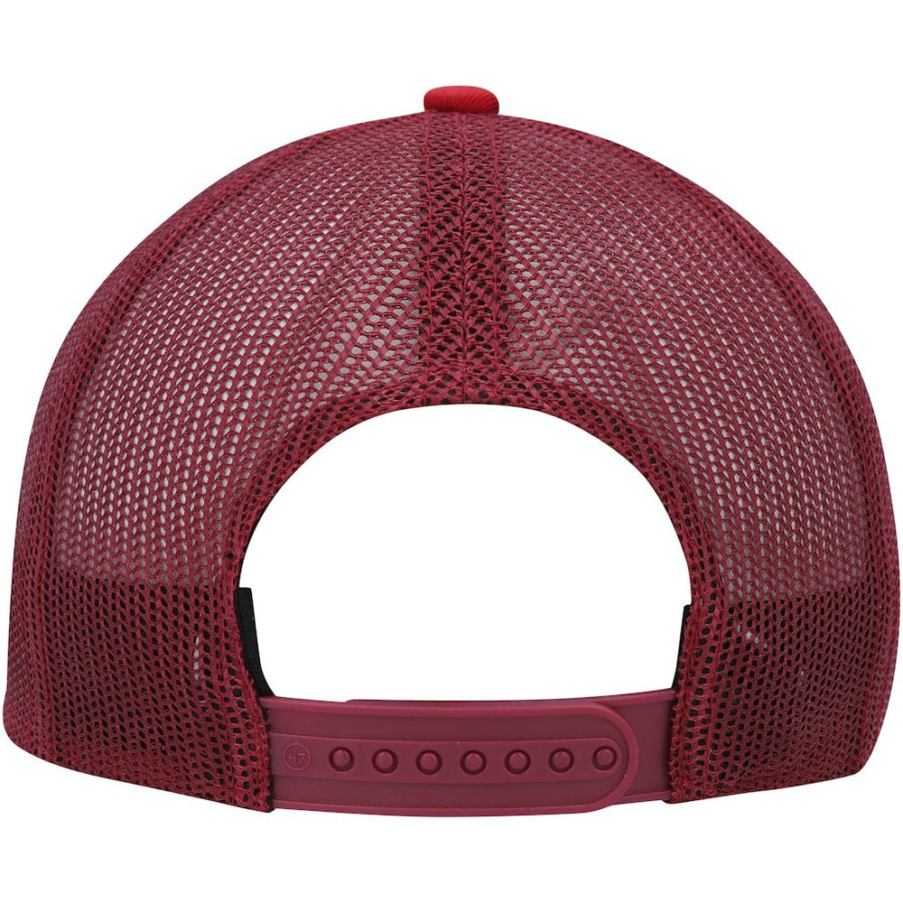 San Francisco 49ers '47 Youth Cove Trucker Snapback Hat - White/Scarlet - 47 brand