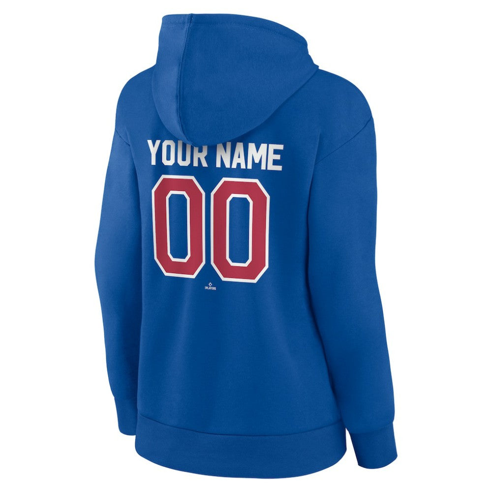 Chicago Cubs Women's Personalized Cooperstown Collection Winning Streak Pullover Hoodie Discount