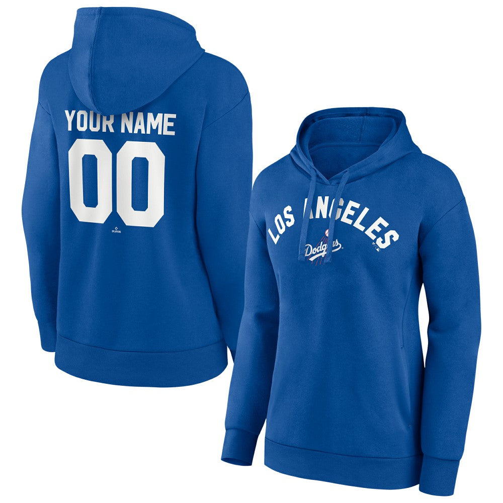 Los Angeles Dodgers Women's Personalized Cooperstown Collection Winning Streak Pullover Hoodie Online