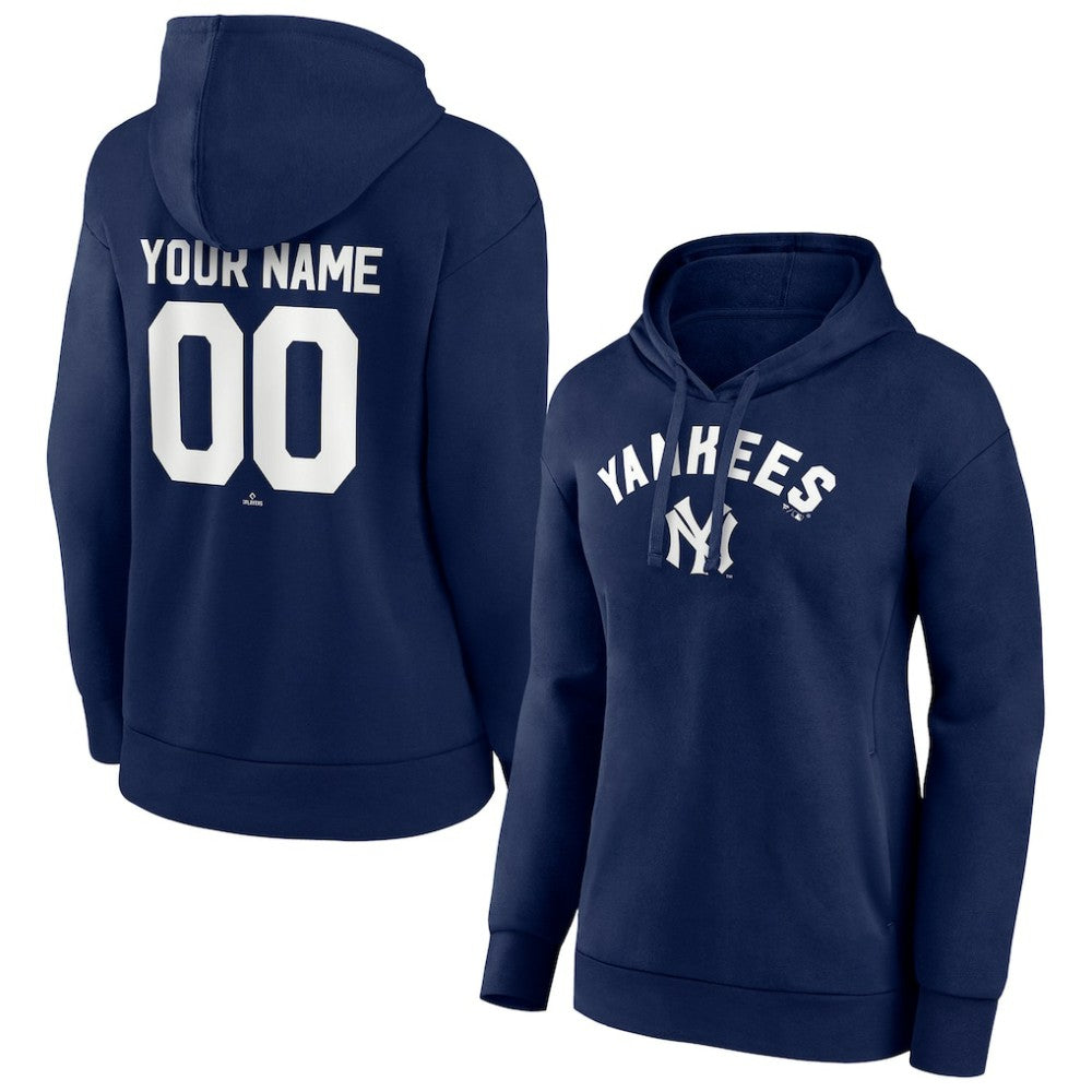 New York Yankees Women's Personalized Cooperstown Collection Winning Streak Pullover Hoodie Outlet