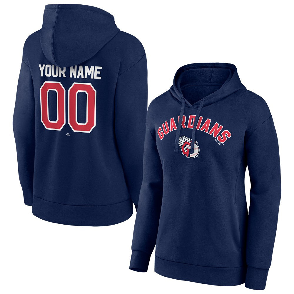 Cleveland Guardians Women's Personalized Team Winning Streak Pullover Hoodie Online