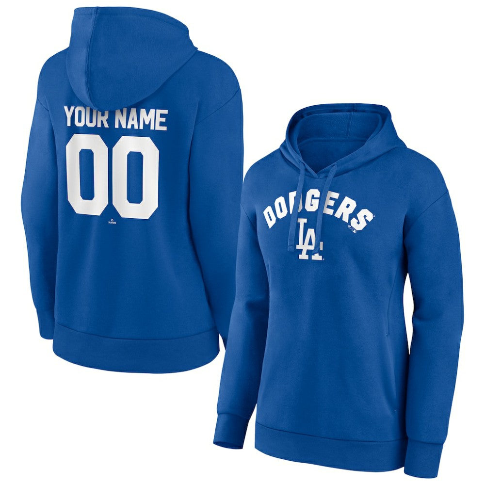 Los Angeles Dodgers Women's Personalized Team Winning Streak Pullover Hoodie for sale