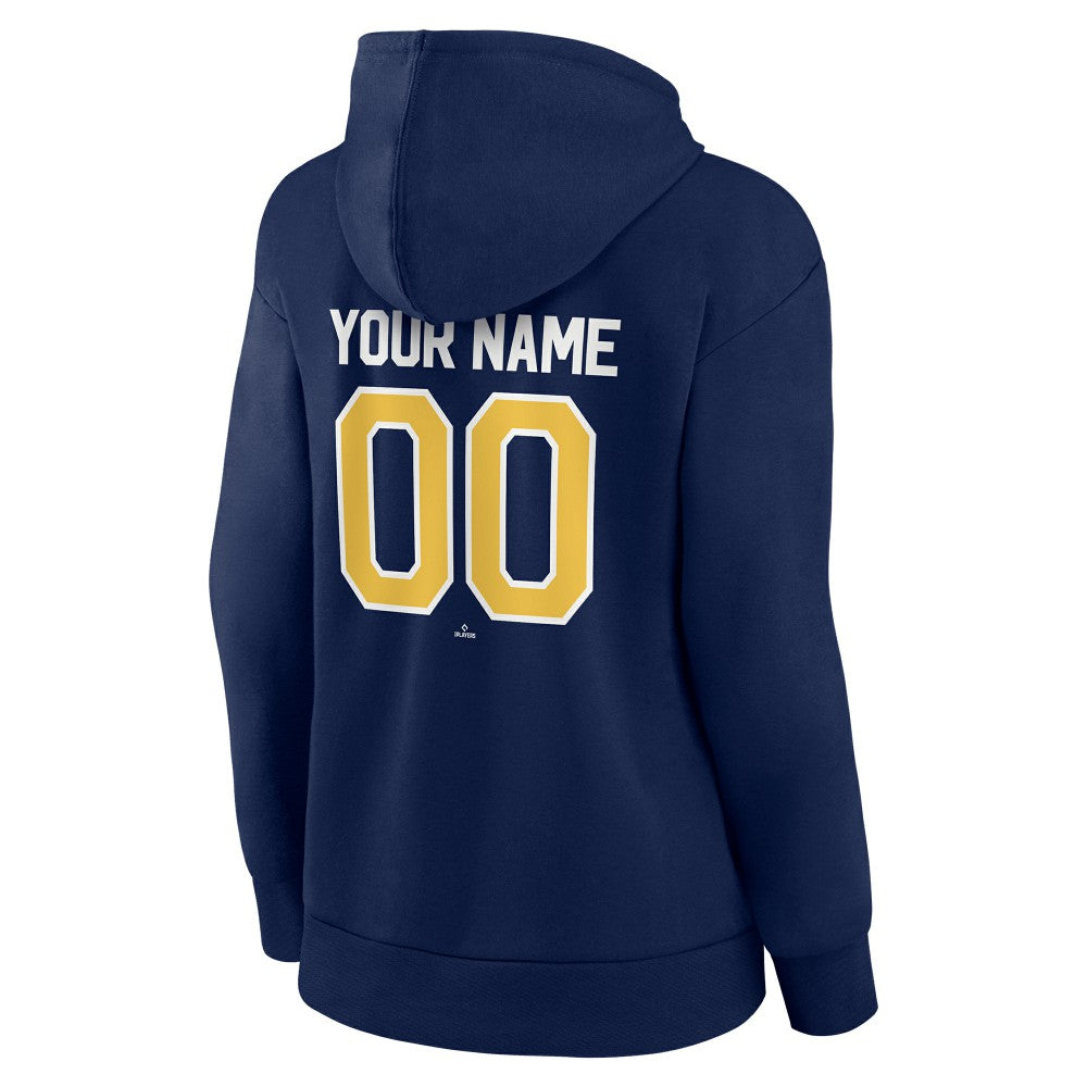 Milwaukee Brewers Women's Personalized Team Winning Streak Pullover Hoodie Online