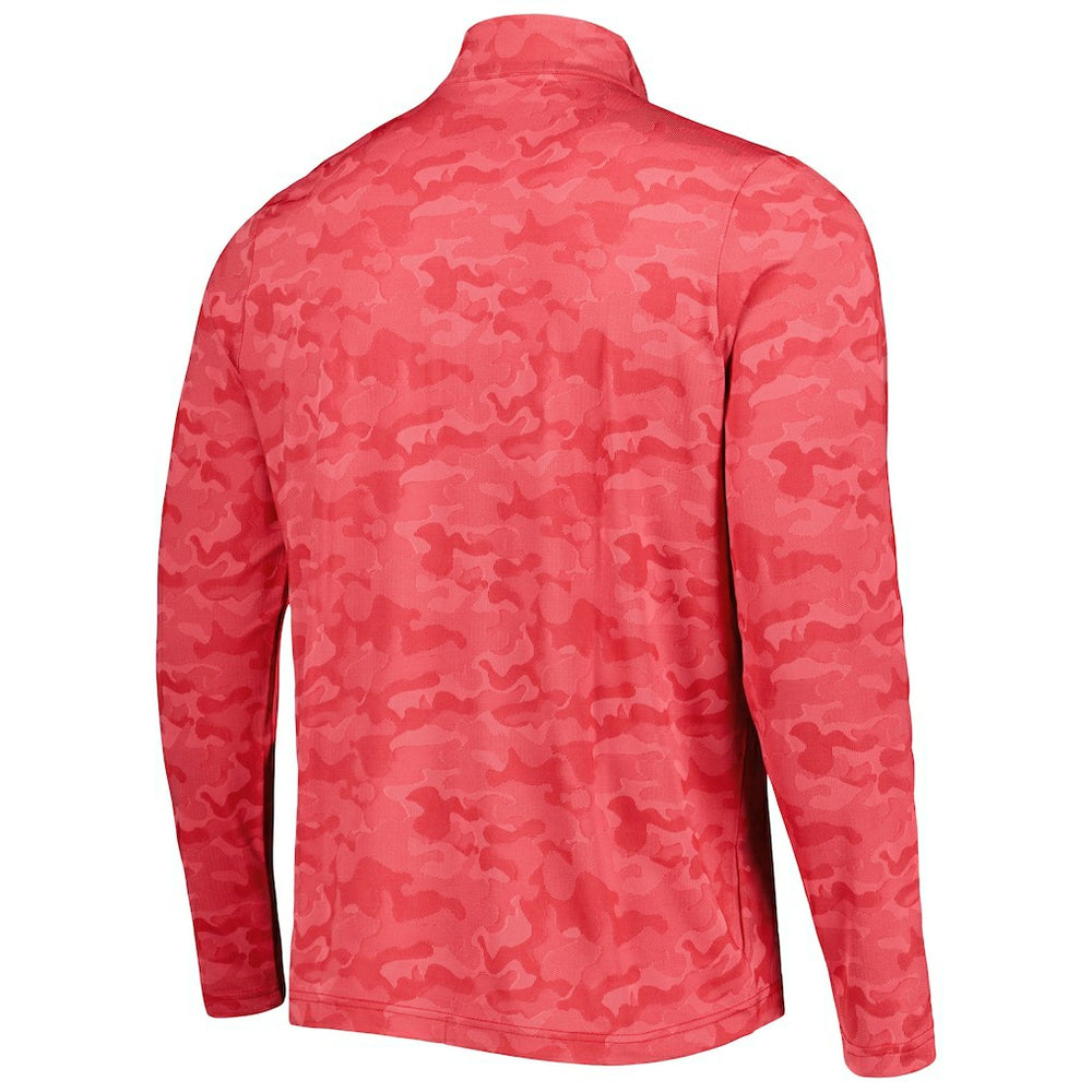 Arizona Cardinals Antigua Brigade Throwback Quarter-Zip Top - Red - NFL